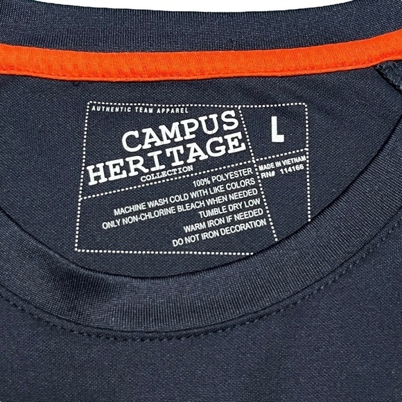 Auburn University Tigers Campus Heritage Long Sleeve T-Shirt Size Large - Picture 7 of 8